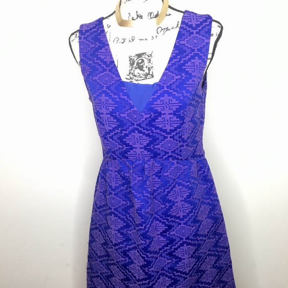 Anthropologie Maeve Aztec Print Dress - Picture 2 of 8